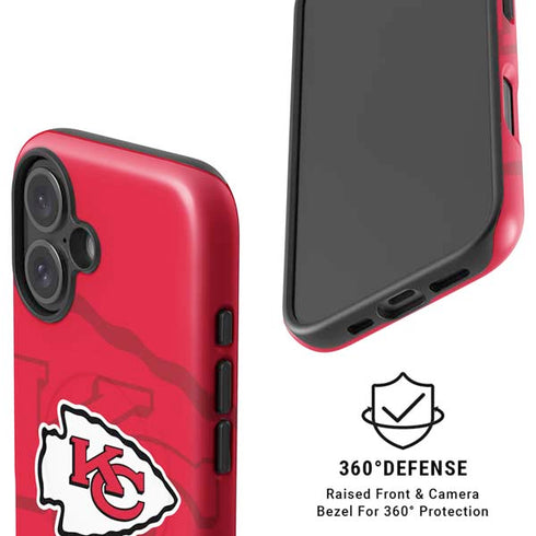 NFL Kansas City Chiefs Double Vision iPhone 16 Plus Magsafe Impact Case